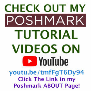 NEW TO POSHMARK? Check out my Poshmark Tutorials on Youtube!